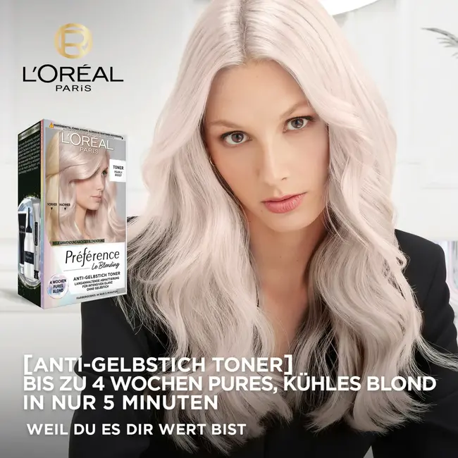 L'ORÉAL PARiS PRÉFÉRENCE Haartoner 02 Pearly Boost 1 St