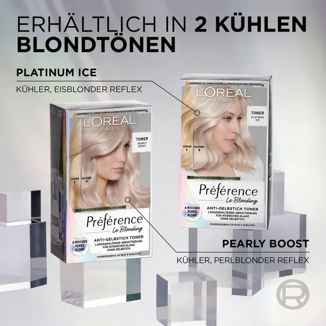 L'ORÉAL PARiS PRÉFÉRENCE Haartoner 02 Pearly Boost 1 St