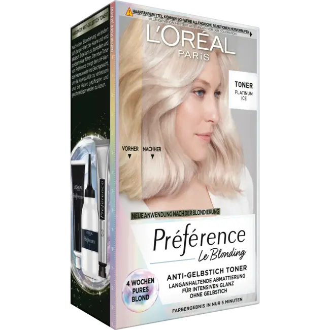 L'ORÉAL PARiS PRÉFÉRENCE Haartoner 01 Platinum Ice 1 St