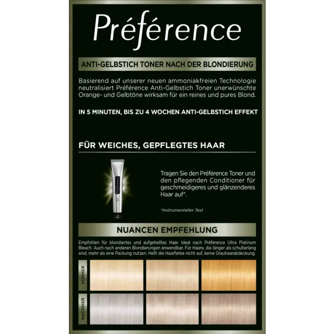 L'ORÉAL PARiS PRÉFÉRENCE Haartoner 01 Platinum Ice 1 St