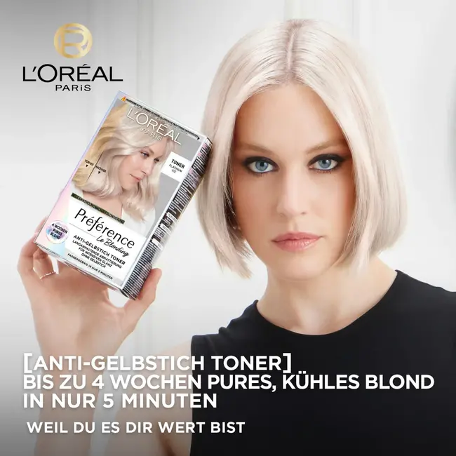 L'ORÉAL PARiS PRÉFÉRENCE Haartoner 01 Platinum Ice 1 St
