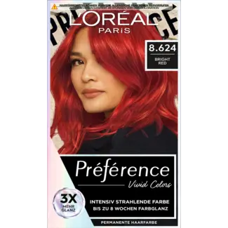 L'Oréal Paris Préférence L'ORÉAL PARiS PRÉFÉRENCE Haarverf Levendige Kleuren 8.624 Helder Rood