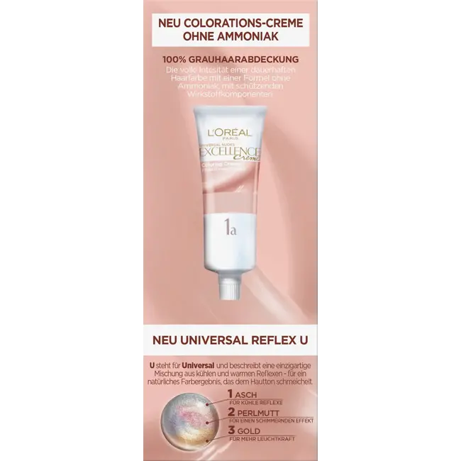 L'ORÉAL PARiS EXCELLENCE CREME Haarverf Nude 10U licht lichtblond 1 St