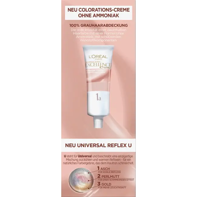 L'ORÉAL PARiS EXCELLENCE CREME Haarverf Nude 8U Hellblond 1 St