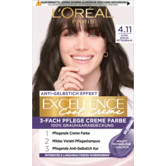 L'ORÉAL PARiS EXCELLENCE CREME L'ORÉAL PARiS EXCELLENCE CREME Haarverf Cool Creme 4.11 Middelbruin