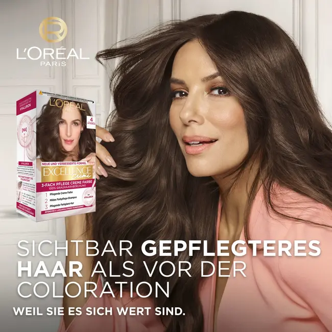 L'ORÉAL PARiS EXCELLENCE CREME Haarverf 3 Donkerbruin 1 St