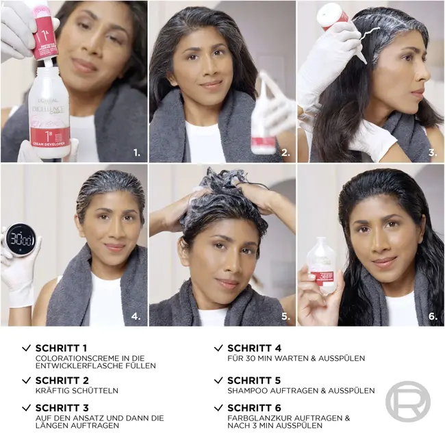 L'ORÉAL PARiS EXCELLENCE CREME Haarverf 4 Middenbruin 1 St