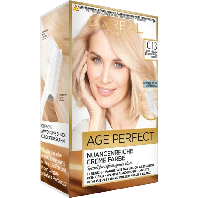 L'ORÉAL PARiS EXCELLENCE CREME Haarverf Age Perfect 10.13 Zeer Helder Stralend Blond 1 St