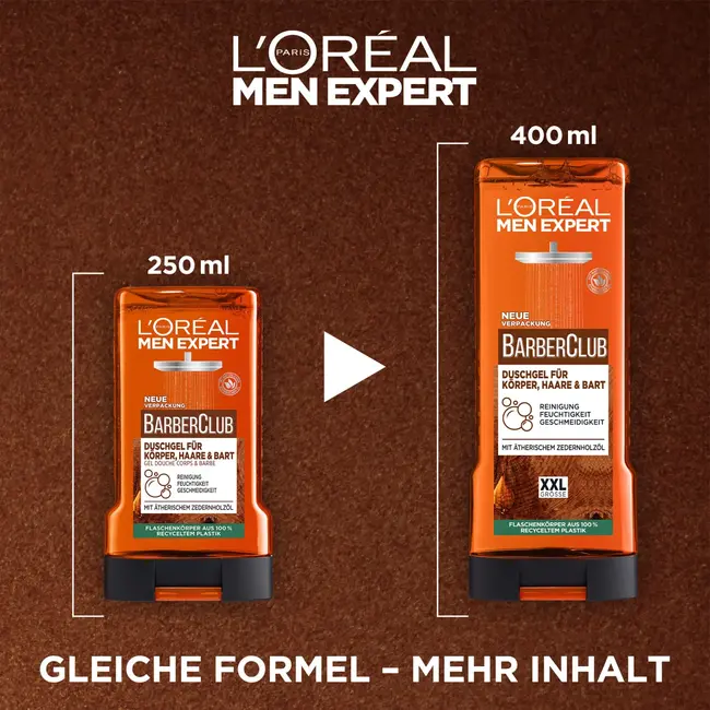 L'ORÉAL PARiS MEN EXPERT Duschgel Barber Club 250 ml