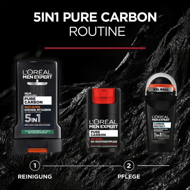 L'ORÉAL PARiS MEN EXPERT Duschgel Pure Carbon 250 ml