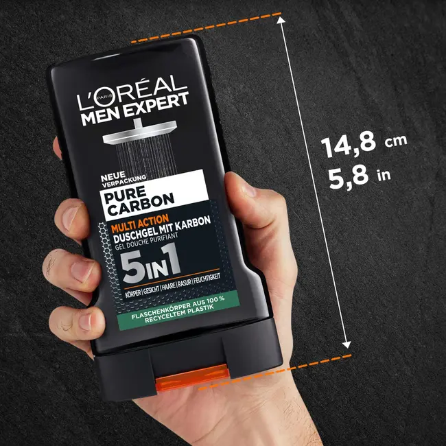 L'ORÉAL PARiS MEN EXPERT Duschgel Pure Carbon 250 ml
