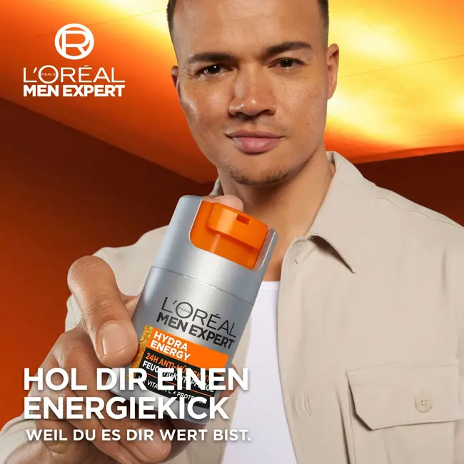 L'ORÉAL PARiS MEN EXPERT Cadeauset Hydra Energy Onderhoud + Reiniging 2dlg 1 St