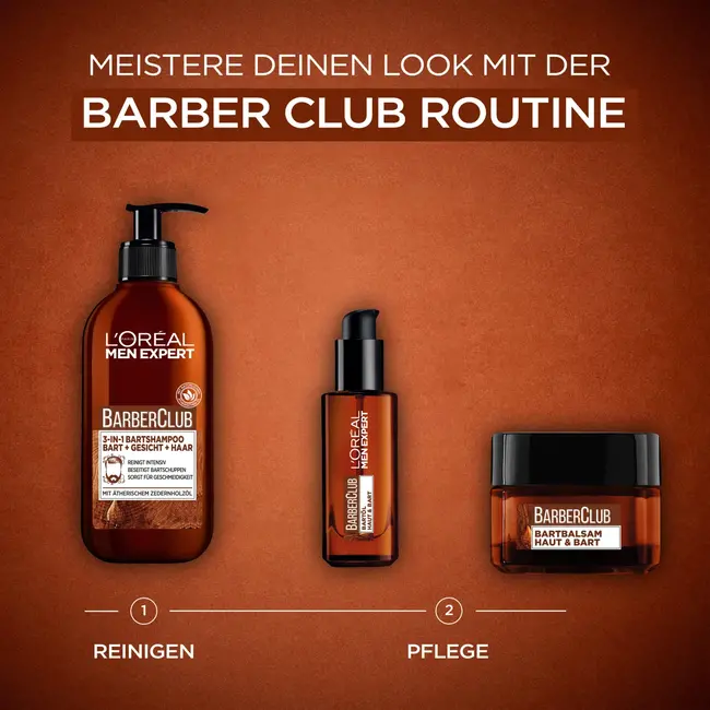 L'ORÉAL PARiS MEN EXPERT Bartbalsam Barber Club Bart + Haut 50 ml