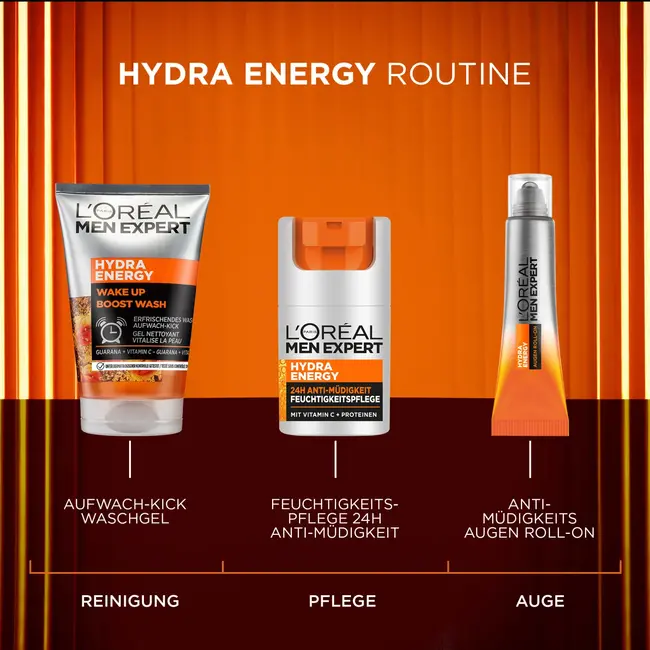 L'ORÉAL PARiS MEN EXPERT Wasgel Hydra Energy Wake-up Kick 100 ml