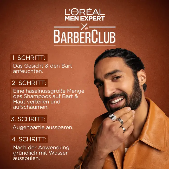 L'ORÉAL PARiS MEN EXPERT Bartshampoo Barber Club 3in1 200 ml