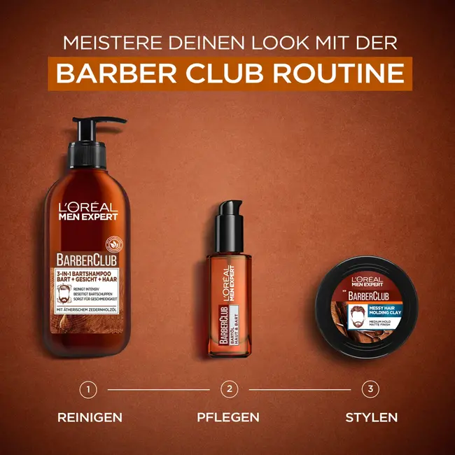 L'ORÉAL PARiS MEN EXPERT Bartöl Barber Club Haut & Bart 30 ml