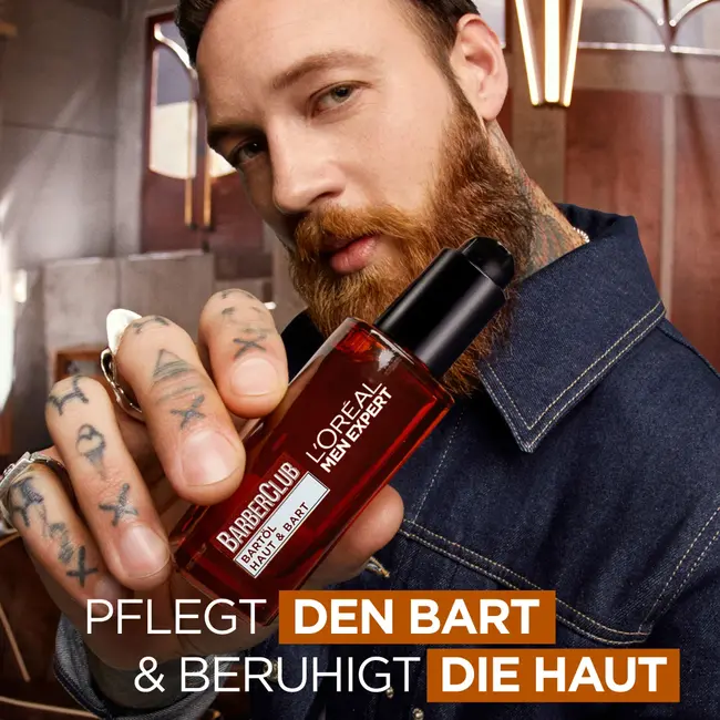 L'ORÉAL PARiS MEN EXPERT Bartöl Barber Club Haut & Bart 30 ml