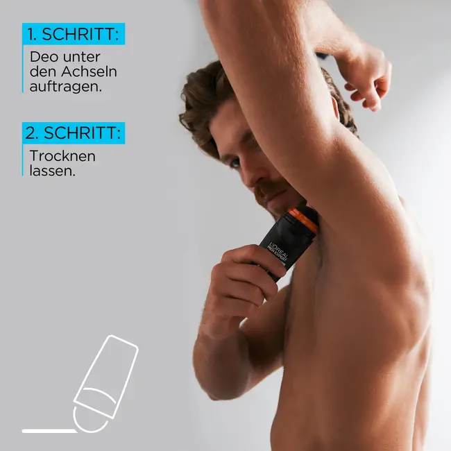 L'ORÉAL PARiS MEN EXPERT Antitranspirant Deo Roll-on Carbon Protect 5 In 1 50 ml