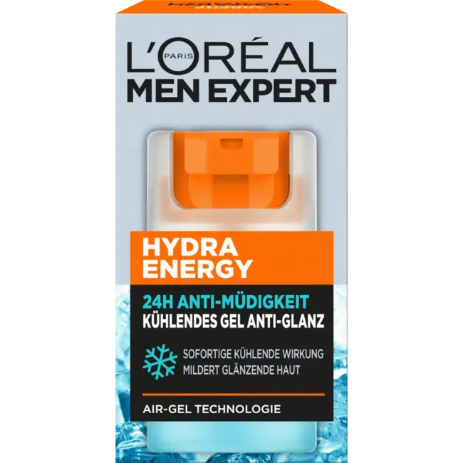 L'ORÉAL PARiS MEN EXPERT Gezichtsgel Hydra Energy, Verkoelend & Anti-glans 50 ml