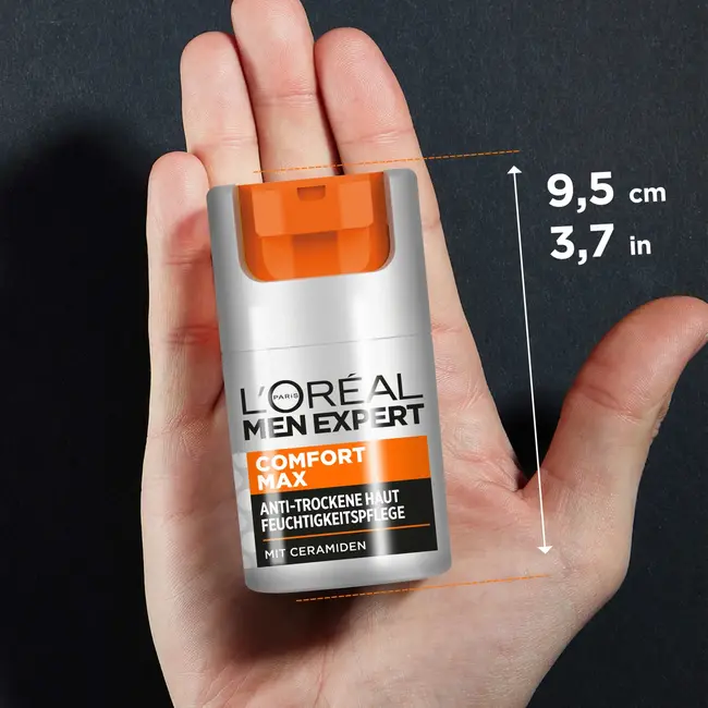 L'ORÉAL PARiS MEN EXPERT Gezichtscrème Comfort Max, Hydraterend 50 ml