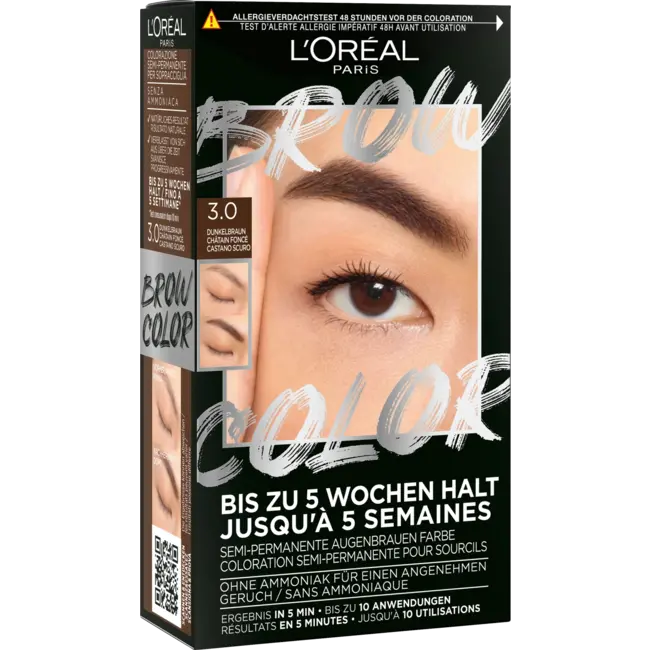 L'ORÉAL PARiS Wenkbrauwverf Brow Color 3.0 Dark Brunette 1 St