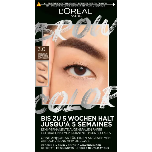 L'ORÉAL PARiS Wenkbrauwverf Brow Color 3.0 Dark Brunette 1 St
