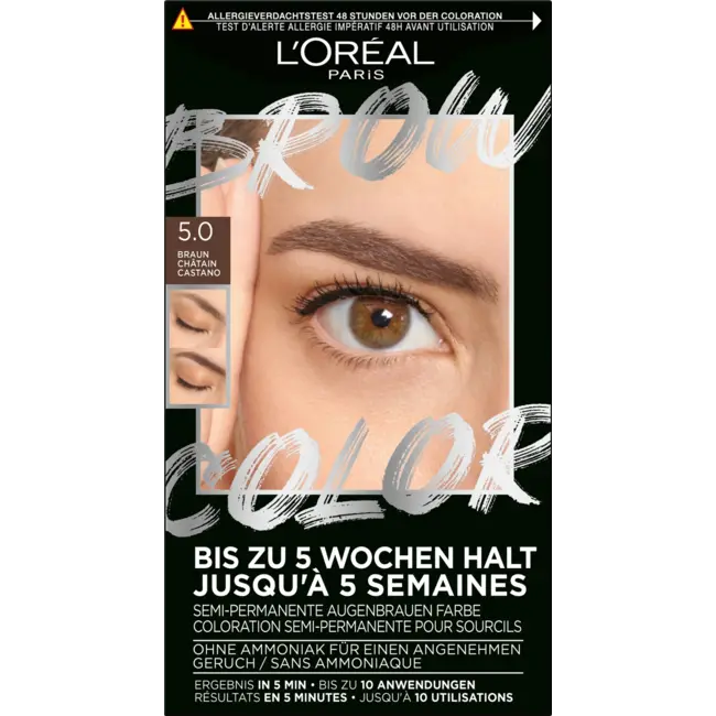 L'ORÉAL PARiS Wenkbrauwverf Brow Color 5.0 Brunette 1 St