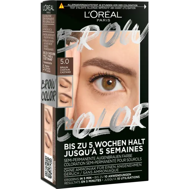 L'ORÉAL PARiS Wenkbrauwverf Brow Color 5.0 Brunette 1 St