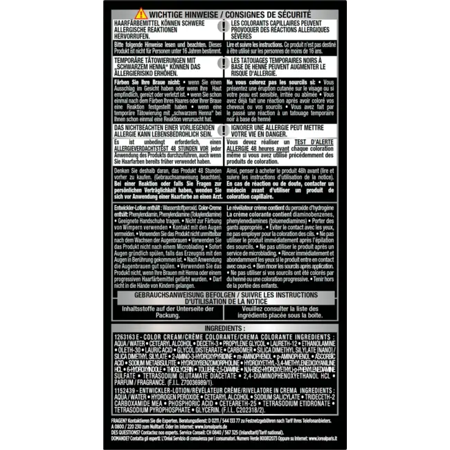 L'ORÉAL PARiS Wenkbrauwverf Brow Color 6.0 Light Brunette 1 St