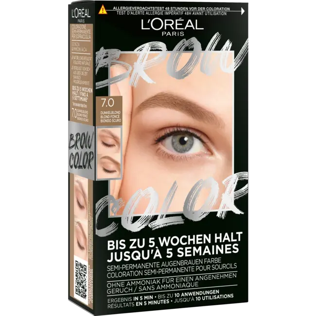 L'ORÉAL PARiS Wenkbrauwverf Brow Color 7.0 Dark Blond 1 St