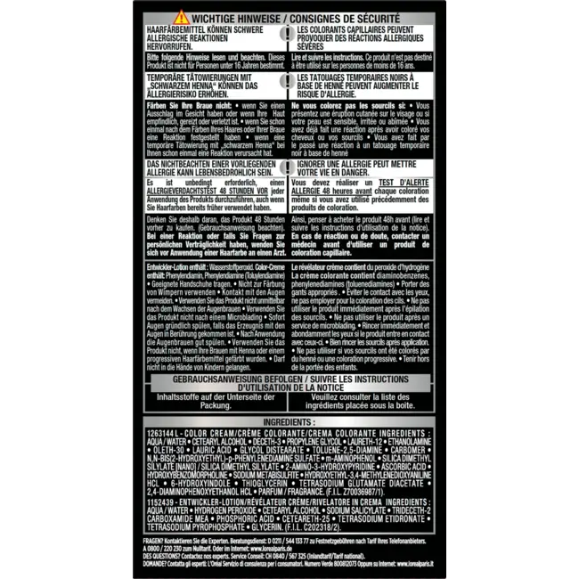 L'ORÉAL PARiS Wenkbrauwverf Brow Color 1.0 Black 1 St