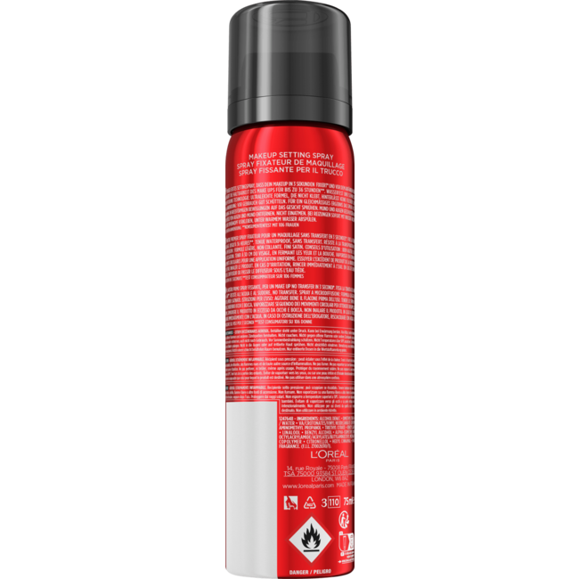 L'ORÉAL PARiS Fixierspray Infaillible: 3-second Setting Spray 75 ml
