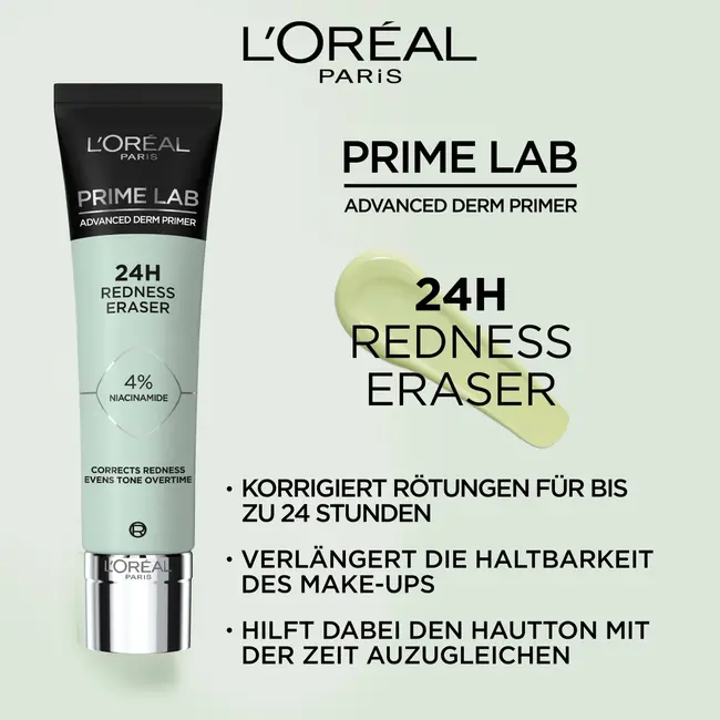 L'ORÉAL PARiS Primer Lab 24h Roodheidsgum 30 ml