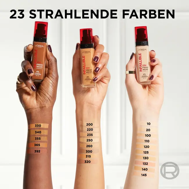 L'ORÉAL PARiS Foundation Infaillible 32H Fresh Wear 10, LSF 25 30 ml
