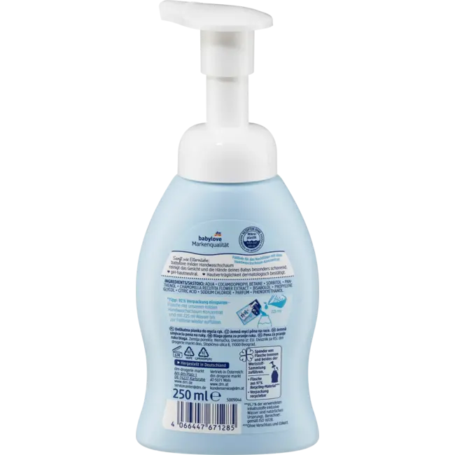babylove Handwasschuim Mild Sensitive 250 ml