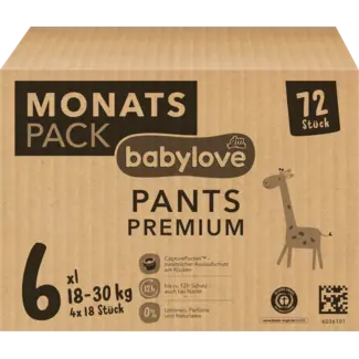 Babylove babylove Babybroek Premium Monatsbox Gr. 6 XL (18-30 Kg)
