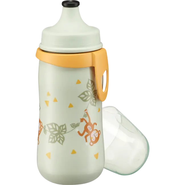 babylove Drinkfles Kind Groen Aap, 330 Ml 1 St