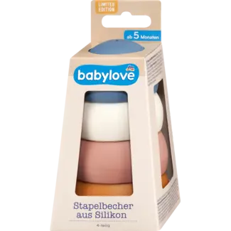 Babylove babylove Stapelbeker Van Siliconen, 4-delig