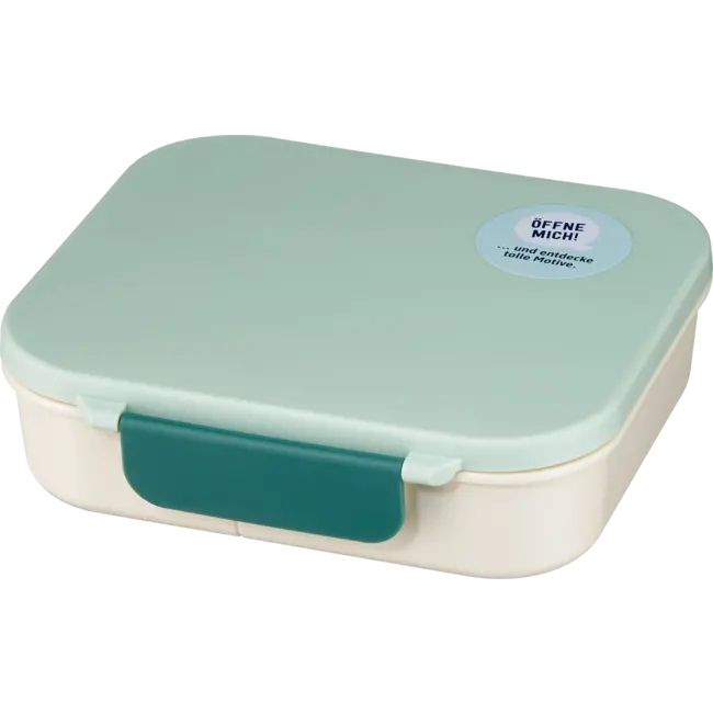 babylove Lunchbox Met Vakken Beige/groen 1 St