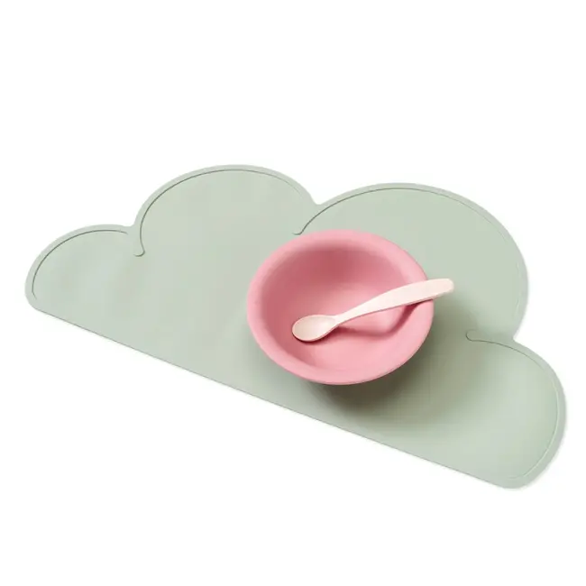 babylove Placemat Siliconen Groen 1 St