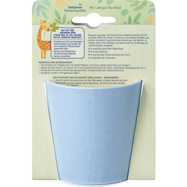 babylove Natuur Becher Blau 1 St