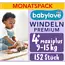 babylove Windeln Premium Gr 4+ (9-15 Kg) 152 St