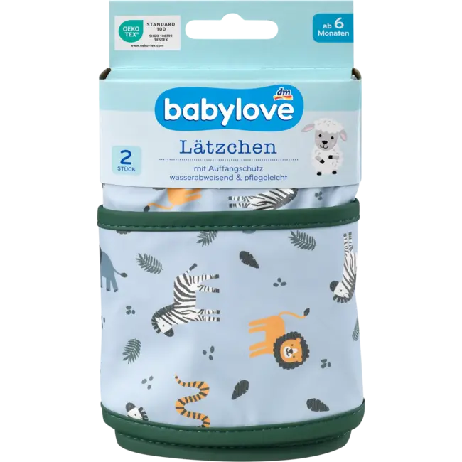 babylove Slabbetje Groen 2 St