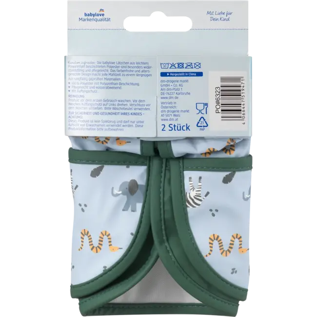 babylove Slabbetje Groen 2 St