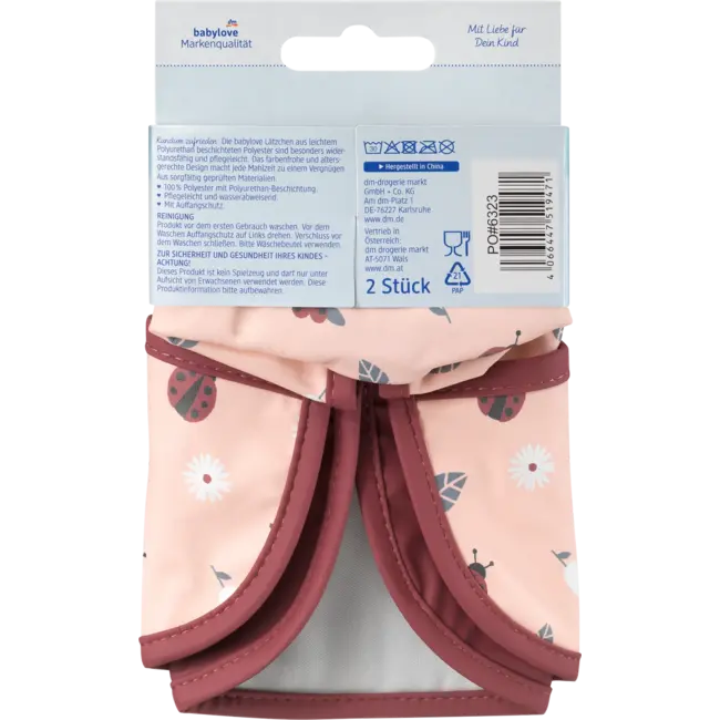 babylove Slabbetje Rood 2 St