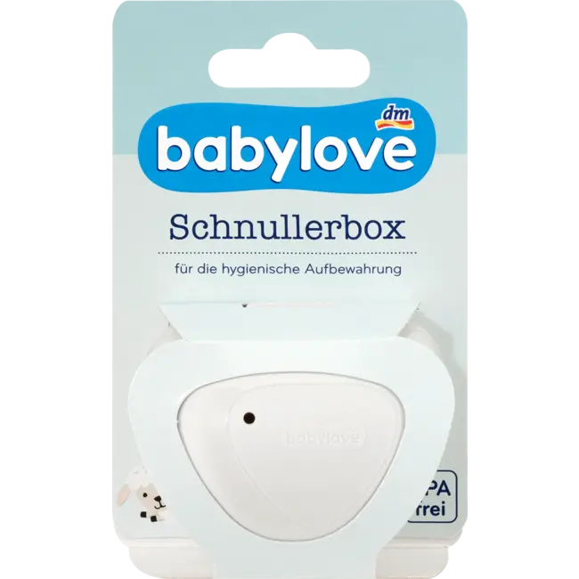 babylove Speenbox Lichtgrijs 1 St