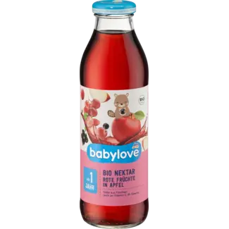 Babylove babylove Nectar Bio Rood Fruit In Appel, Vanaf 1 Jaar