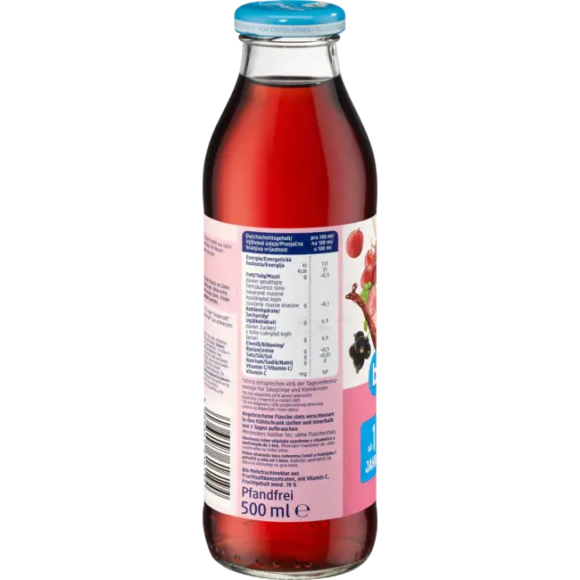 babylove Nectar Bio Rood Fruit In Appel, Vanaf 1 Jaar 500 ml