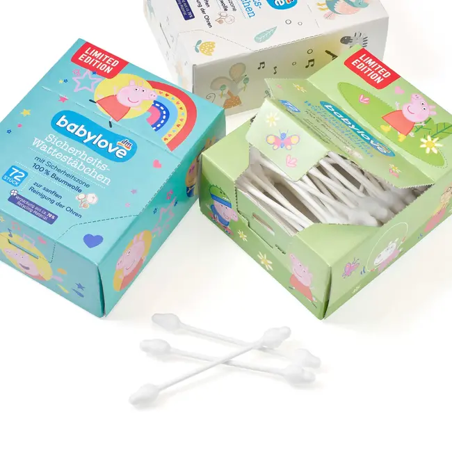 babylove Veiligheids Wattenstaafjes 72 St