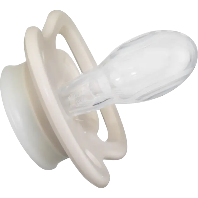 babylove Fopspeen Air Night Siliconen Symmetrisch, Bruin/grijs, Maat 3, Vanaf 16 Maanden 2 St